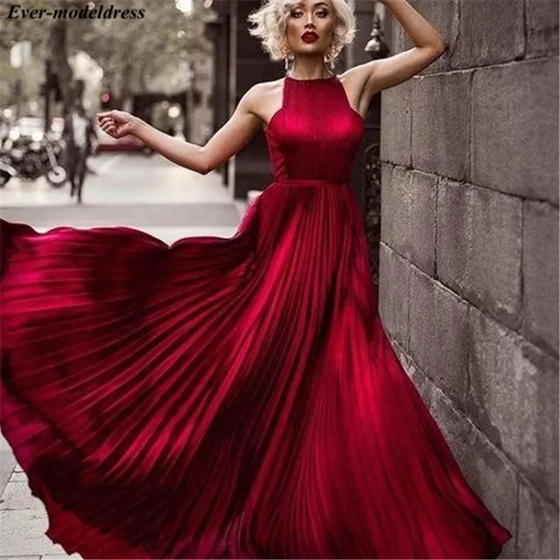 Burgundy Evening Dresses 2019 A-Line Open Back Sweep Train Simple Long Formal Dress Prom Dress Evening Gown Cheap Abendkleider
Burgundy Evening Dresses 2019 A-Line Open Back Sweep Train Simple Long Formal Dress Prom Dress Evening Gown Cheap Abendkleider