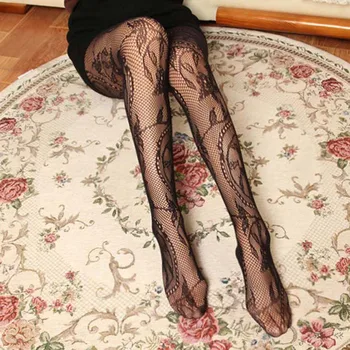 Women Hollow Tights Mesh Sheer Black Lace Tattoo Printing Pantyhose Sexy Charming Elastic Fishnet Tights
Women Hollow Tights Mesh Sheer Black Lace Tattoo Printing Pantyhose Sexy Charming Elastic Fishnet Tights