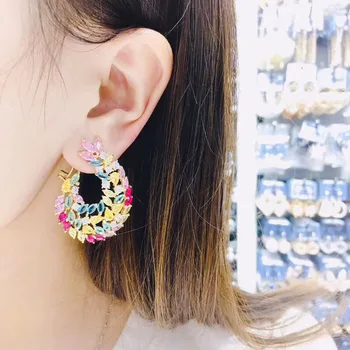 Pera africano bohemio colorido rojo zirconio cúbico estilo de Navidad grandes pendientes redondos para la joyería de diseñador d
Pera africano bohemio colorido rojo zirconio cúbico estilo de Navidad grandes pendientes redondos para la joyería de diseñador d