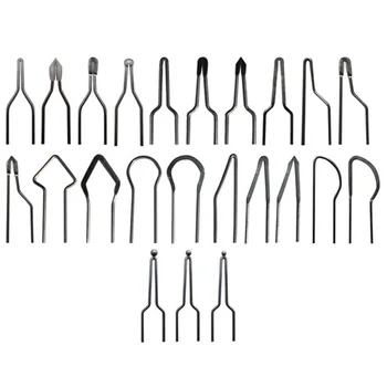 23Pcs Metal High Impedance Accessories Wood Burning Portable Heating Wire Replacement Carving Mini Pyrographic Tip Kit
23Pcs Metal High Impedance Accessories Wood Burning Portable Heating Wire Replacement Carving Mini Pyrographic Tip Kit
