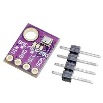 Gy-BME280 5V Atmospheric Pressure Sensor High Precision Module Temperature Humidity Barometric Pressure Digital Sensor
Gy-BME280 5V Atmospheric Pressure Sensor High Precision Module Temperature Humidity Barometric Pressure Digital Sensor