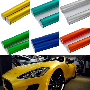 SUNICE 1.52mx15m Car Accessories Film PVC Matte Stain Chrome Vinyl Sticker Self-sdhesive Vehicle Cars Protector Stickers Films 
SUNICE 1.52mx15m Car Accessories Film PVC Matte Stain Chrome Vinyl Sticker Self-sdhesive Vehicle Cars Protector Stickers Films