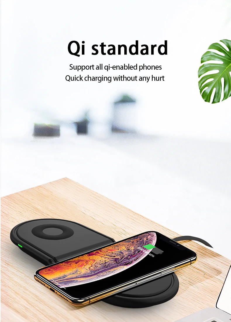 EHUNT 4-in-1 Dual Fast Wireless Charging Pad for Smart Phone, Watch and Earphones for Max S9 S7 S6 Note9 +1 USB output
EHUNT 4-in-1 Dual Fast Wireless Charging Pad for Smart Phone, Watch and Earphones for Max S9 S7 S6 Note9 +1 USB output