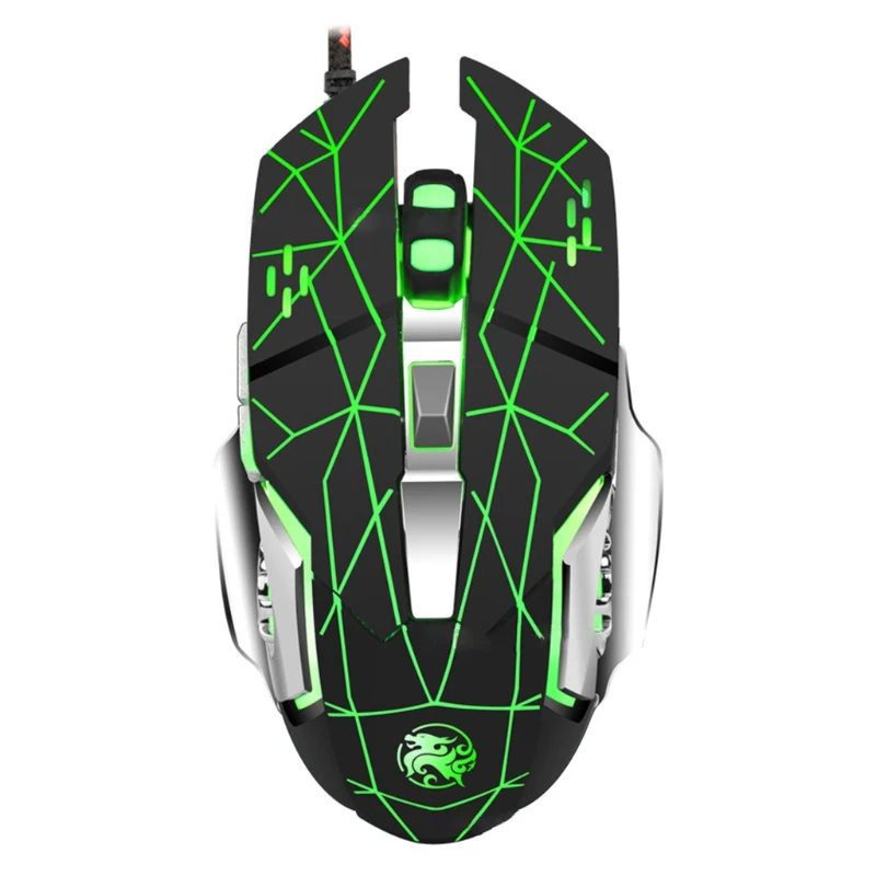 Professional Wired Gaming Mouse 4000DPI Mute Computer Mechanical Mouse with RGB LED Backlight for Desktop Laptop PC
Professional Wired Gaming Mouse 4000DPI Mute Computer Mechanical Mouse with RGB LED Backlight for Desktop Laptop PC