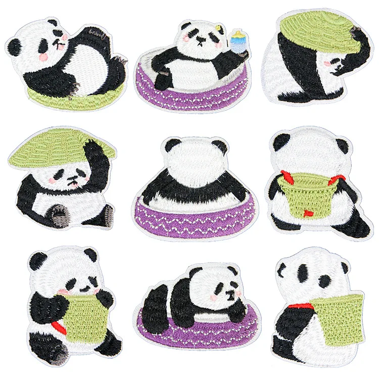 Kawaii Panda National Treasure Clothes Patches for Stripes Clothing Stickers Iron on Appliques Embroidery Lovely Badges @D
Kawaii Panda National Treasure Clothes Patches for Stripes Clothing Stickers Iron on Appliques Embroidery Lovely Badges @D