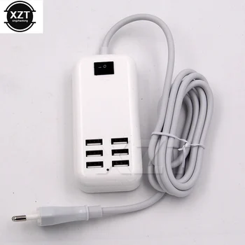 USB HUB 6 Ports Splitter With Switcher Power Adapter EU US Plug Desktop Wall Charging for Iphone Extension Socket Outlet 20W 5V
USB HUB 6 Ports Splitter With Switcher Power Adapter EU US Plug Desktop Wall Charging for Iphone Extension Socket Outlet 20W 5V