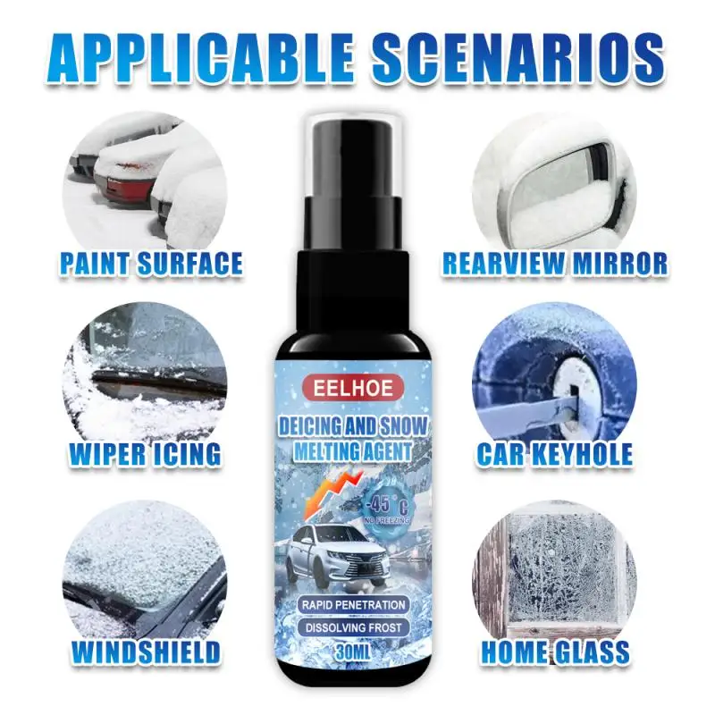 30ml Car Magic Window Windshield Car Ice Snow Remover Agent Deicer Cone Deicing Removal Agent Glass Ice Scraper Cleaner Spray
30ml Car Magic Window Windshield Car Ice Snow Remover Agent Deicer Cone Deicing Removal Agent Glass Ice Scraper Cleaner Spray