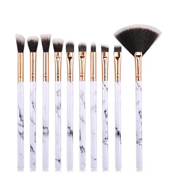 NOQ Soft Fur Makeup Brushes 10pcs Set Professional Marble Pole Makeup Accessories Cosmetic Cleaner For Eye Shadow Make Up Tools 
NOQ Soft Fur Makeup Brushes 10pcs Set Professional Marble Pole Makeup Accessories Cosmetic Cleaner For Eye Shadow Make Up Tools