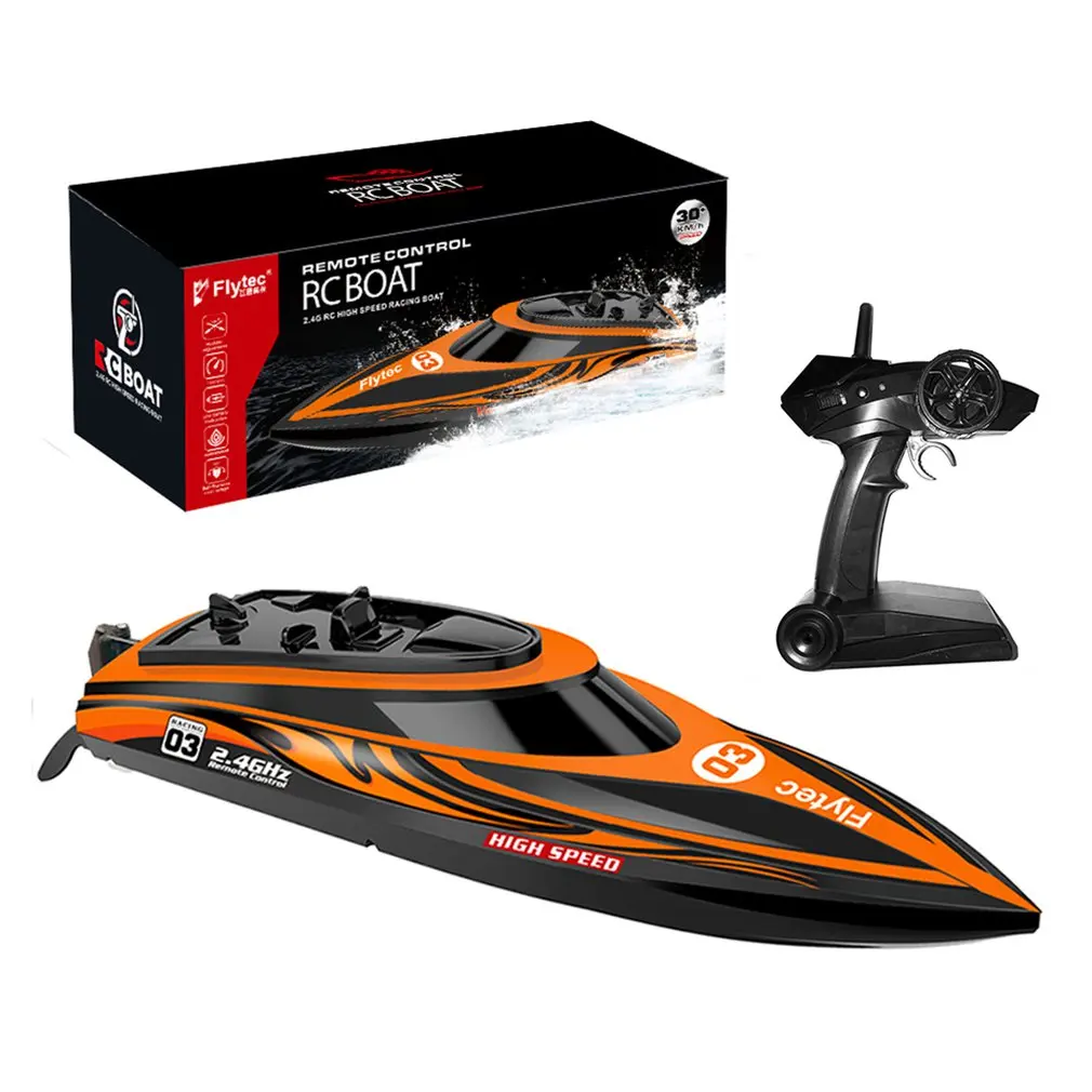 Flytec V003 RC High Speed Boat 2.4G with Self-righting Waterproof Built-in Water Cooling System 30+Km/h RC Racing Boat RC Toys
Flytec V003 RC High Speed Boat 2.4G with Self-righting Waterproof Built-in Water Cooling System 30+Km/h RC Racing Boat RC Toys