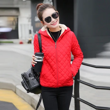 Autumn Parkas Basic Jackets Female Women Winter Plus Velvet Lamb Hooded Coats Casual Winter Jacket Womens Outwear Coat
Autumn Parkas Basic Jackets Female Women Winter Plus Velvet Lamb Hooded Coats Casual Winter Jacket Womens Outwear Coat