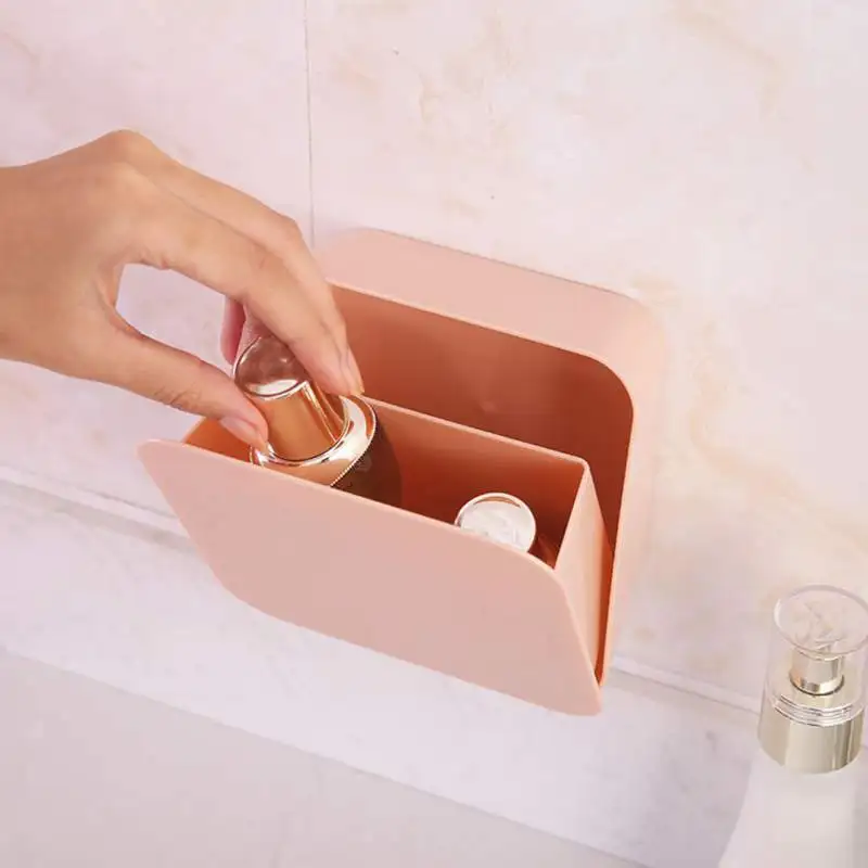 14*14*6CM Non-marking Paste Bathroom Waterproof Storage Box Makeup Removable Creative Household storage box new
14*14*6CM Non-marking Paste Bathroom Waterproof Storage Box Makeup Removable Creative Household storage box new
