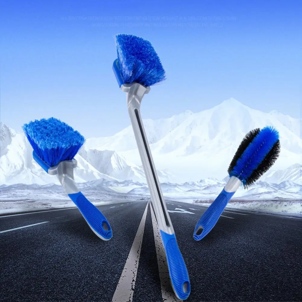 

Rim Scrubber ABS Tire Brush Portable Wear Resistant Useful Dust Washing Brush Cleaner Cleaning Tool