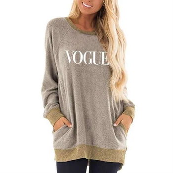 Round Neck Contrast Pocket Hoodies For Women VOGUE Letters Print Sweatshirts Tops Hoodies Women Femmes Corduroy Clothings Cute
Round Neck Contrast Pocket Hoodies For Women VOGUE Letters Print Sweatshirts Tops Hoodies Women Femmes Corduroy Clothings Cute