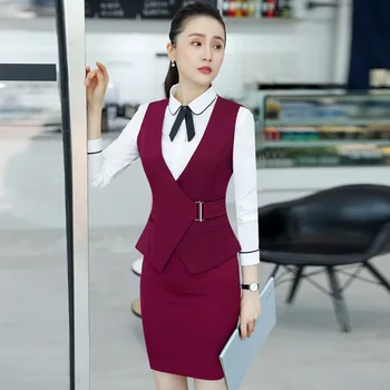 2019 Summer Suit Interview Hotel Front Desk Commute Waistcoat Shirt Occupation Pack Women's Pants Suit
2019 Summer Suit Interview Hotel Front Desk Commute Waistcoat Shirt Occupation Pack Women's Pants Suit