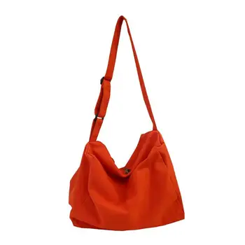Adjustable Canvas Shoulder Handbag Large Capacity Unisex Simple Pure Color Shopping Totes Messenger Crossbody Bag 
Adjustable Canvas Shoulder Handbag Large Capacity Unisex Simple Pure Color Shopping Totes Messenger Crossbody Bag