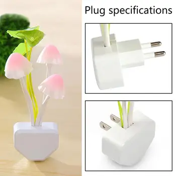 Novelty Mushroom Fungus Night Light Light Sensor 3 LED Colorful Mushroom Lamp Led Light-controlled Night Lights for baby
Novelty Mushroom Fungus Night Light Light Sensor 3 LED Colorful Mushroom Lamp Led Light-controlled Night Lights for baby