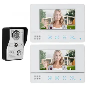 7in Video Doorbell Intercom 2 Monitors TFT Screen Night Remote Control System 100-240V Video Doorbell
7in Video Doorbell Intercom 2 Monitors TFT Screen Night Remote Control System 100-240V Video Doorbell