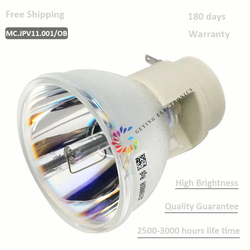 

Replacement High Brightness Original Bare Projector Lamp Bulb MC.JPV11.001 for ACER BS-312,X118,X118AH,X118H,X128H,X138WH