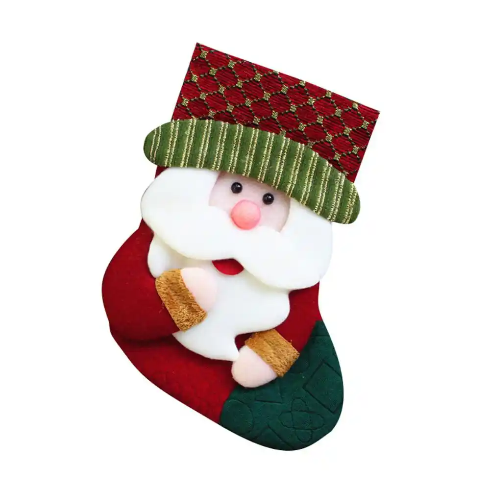 55g christmas stockings gift bag old man snowman