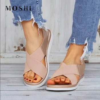 Summer Sandals Women 2020 Elastic Textile Splicing Flat Sandals Ladies Slides Peep Toe Casual Shoes Beach Shoes Sandalias Mujer
Summer Sandals Women 2020 Elastic Textile Splicing Flat Sandals Ladies Slides Peep Toe Casual Shoes Beach Shoes Sandalias Mujer