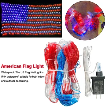 Net Lamp American Flag Light Super Bright Safety Mesh July 4th 390 LEDs Party Indoor Outdoor Waterproof For Independence Day
Net Lamp American Flag Light Super Bright Safety Mesh July 4th 390 LEDs Party Indoor Outdoor Waterproof For Independence Day