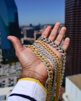 US7 13mm Miami Link Chain Necklaces Cuban Iced Out Crystal Rhinestone Bling Hip hop Necklace For Men Women Jewelry
US7 13mm Miami Link Chain Necklaces Cuban Iced Out Crystal Rhinestone Bling Hip hop Necklace For Men Women Jewelry