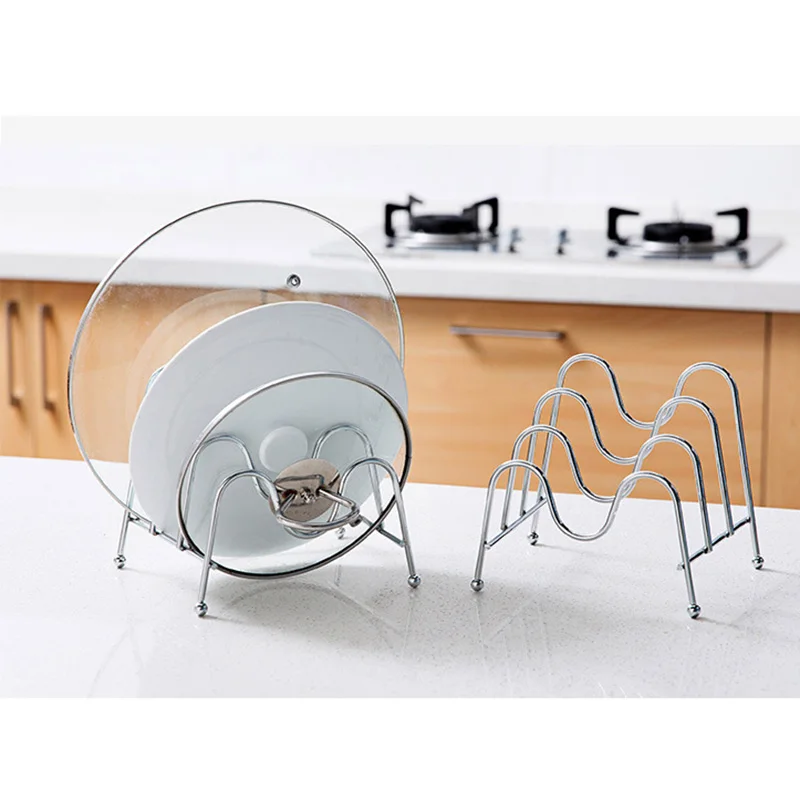 Pan Cover Holder Metal Support Frame Base Pot Lid Iron Storage Rack Stand Cutting Board Knife Rests Organizer Kitchen Gadgets
Pan Cover Holder Metal Support Frame Base Pot Lid Iron Storage Rack Stand Cutting Board Knife Rests Organizer Kitchen Gadgets