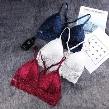 New Women Sexy Lace Bras Deep V Bra Comfort French Underwear Bh Bralette Top Y-line Straps Backless Wirefree Lingerie Plus Size
New Women Sexy Lace Bras Deep V Bra Comfort French Underwear Bh Bralette Top Y-line Straps Backless Wirefree Lingerie Plus Size