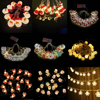 Christmas LED Lights String Santa Claus Garland Christmas Ornament Lamp Lights for Home Xmas Navidad Noel Kerst рождество Decor
Christmas LED Lights String Santa Claus Garland Christmas Ornament Lamp Lights for Home Xmas Navidad Noel Kerst рождество Decor