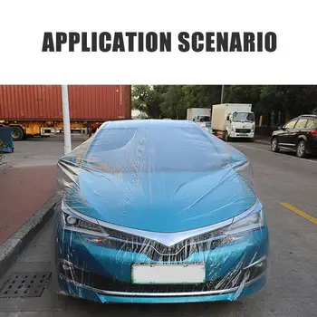 Vehemo with Elastic Band Car Clothing Disposable Plastic Dust Cover Vehicles Car Cover for Protective Case Soft Auto
Vehemo with Elastic Band Car Clothing Disposable Plastic Dust Cover Vehicles Car Cover for Protective Case Soft Auto