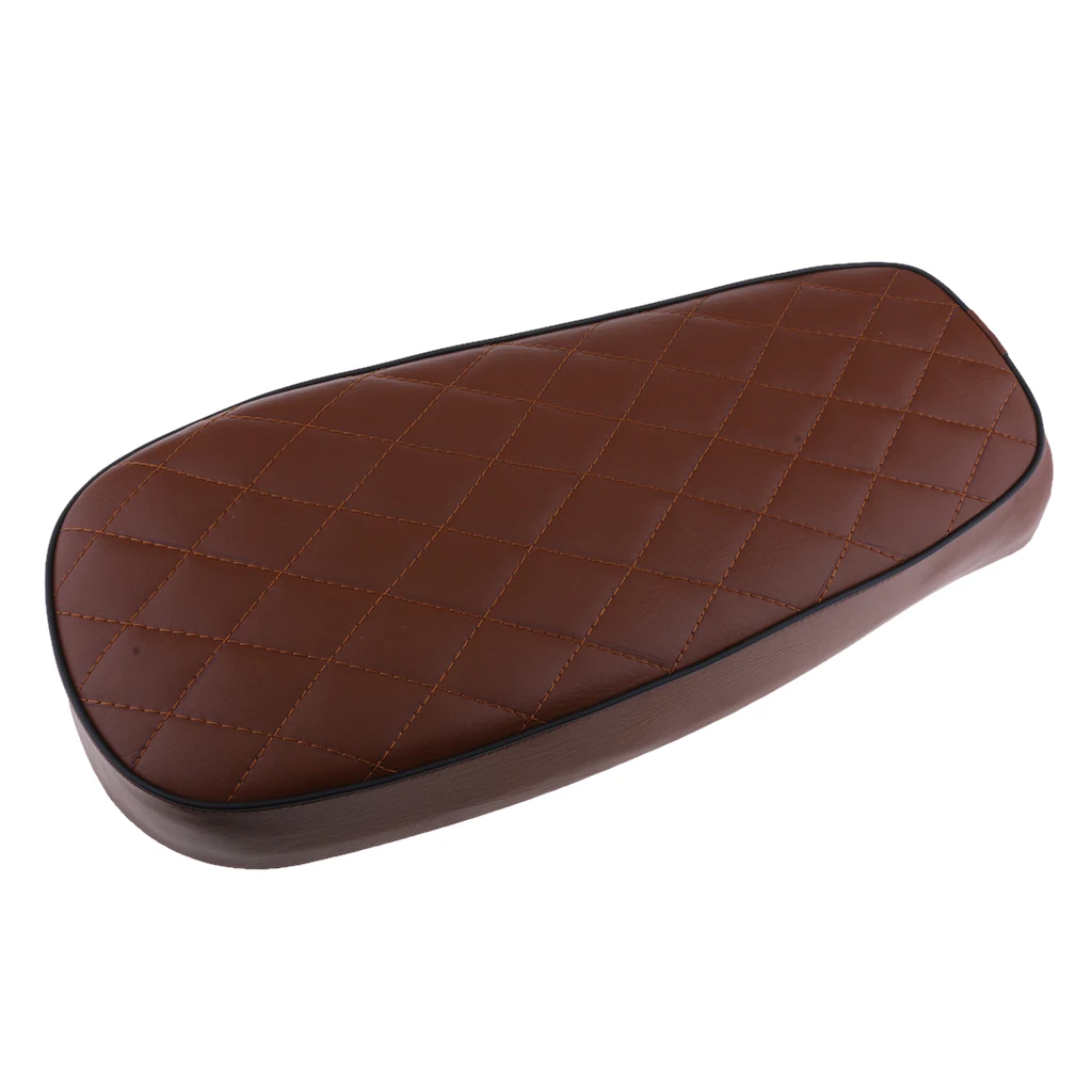Light Brown Saddle Cafe Racer Rhombus Vintage Seat Cushion for Honda CG125 Light Brown Saddle Cafe Racer Rhombus Vintage Seat Cushion for Honda CG125