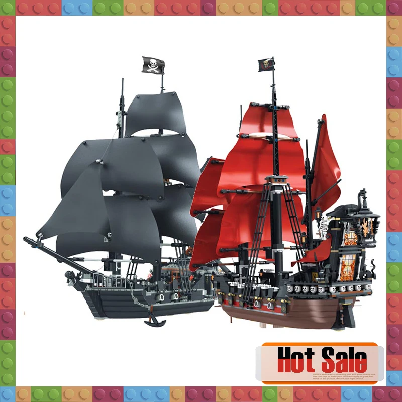 The Black Pearl Queen Anne's Revenge Ship Boat Model Building Blocks Bricks Compatible Lepines 4184 4195 Pirates The Caribbean
The Black Pearl Queen Anne's Revenge Ship Boat Model Building Blocks Bricks Compatible Lepines 4184 4195 Pirates The Caribbean