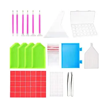96pcs Set DIY Handmade 5D Diamond Painting Tools Set Diamond Stitch Pen DIY Accessories Diamond Cross Stitch Art Kits
96pcs Set DIY Handmade 5D Diamond Painting Tools Set Diamond Stitch Pen DIY Accessories Diamond Cross Stitch Art Kits