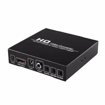 PAL/NTSC SCART + HDMI to HDMI Video Converter Box 1080P Upscaler with 3.5mm Coaxial Audio Output For Game Console, DVD, STB
PAL/NTSC SCART + HDMI to HDMI Video Converter Box 1080P Upscaler with 3.5mm Coaxial Audio Output For Game Console, DVD, STB