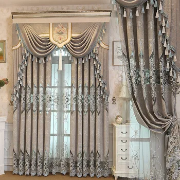 Factory Curtains for Living Room Bedroom Chenille Curtain Shading Embroidered Curtain Cloth Black Out Curtains
Factory Curtains for Living Room Bedroom Chenille Curtain Shading Embroidered Curtain Cloth Black Out Curtains