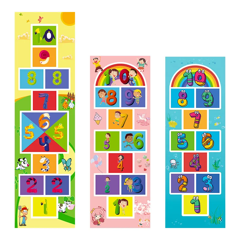 Outdoor Indoor Sports Children's Hopscotch Sense Integration Training Equipment Toy Home Play Mat for Child
Outdoor Indoor Sports Children's Hopscotch Sense Integration Training Equipment Toy Home Play Mat for Child