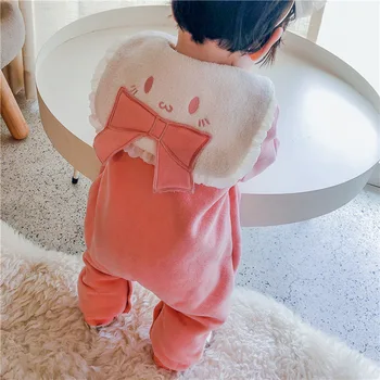 2020 Baby romper long sleeve girls jumpsuit fleece lining thicken warm baby clothes pink cartoon pattern baby born clothes
2020 Baby romper long sleeve girls jumpsuit fleece lining thicken warm baby clothes pink cartoon pattern baby born clothes