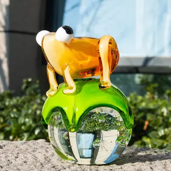 H&D Glass Frog Figurines Collectibles Ornament Hand Blown Glass Animal Sculpture Home Office Decor Christmas Birthday Gift
H&D Glass Frog Figurines Collectibles Ornament Hand Blown Glass Animal Sculpture Home Office Decor Christmas Birthday Gift