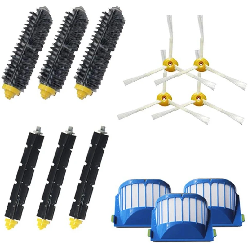 13Pcs Beating Brush, Main Brush, Side Brush, Filter for IRobot Roomba Suitable for IROBOT ROOMBA 600 Series 620 630 650 660 680
13Pcs Beating Brush, Main Brush, Side Brush, Filter for IRobot Roomba Suitable for IROBOT ROOMBA 600 Series 620 630 650 660 680