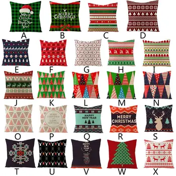 Merry Christmas Linen Pillow Case Xmas Tree Santa Snowflake Geometric Plaid Printed Square Cushion Cover Sofa Counch Home Decor
Merry Christmas Linen Pillow Case Xmas Tree Santa Snowflake Geometric Plaid Printed Square Cushion Cover Sofa Counch Home Decor