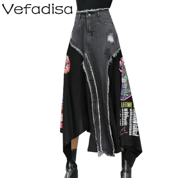 Vefadisa Irregular Women Elegant Skirt 2020 Spring And Autumn Women Printing Patchwork Skirt Plus Size A Line Skirt ZQY319B
Vefadisa Irregular Women Elegant Skirt 2020 Spring And Autumn Women Printing Patchwork Skirt Plus Size A Line Skirt ZQY319B