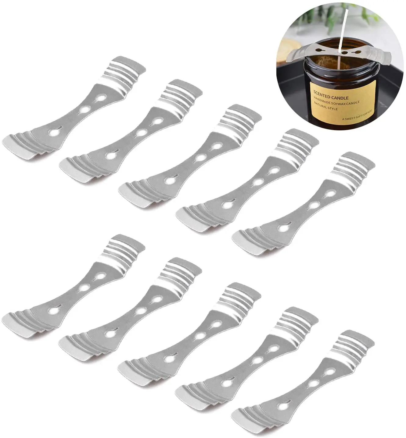 20pcs Metal Candle Core Centering Device Candle Core Holder For Candle Diy Making Candle Core Centering Holder
20pcs Metal Candle Core Centering Device Candle Core Holder For Candle Diy Making Candle Core Centering Holder