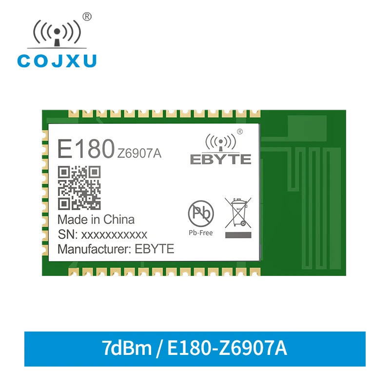 E180-Z6907A TLSR8269 Module Zigbee 2.4GHz ISM Band 7dBm Low Power Consumption Wireless Transceiver Transmitter Receiver
E180-Z6907A TLSR8269 Module Zigbee 2.4GHz ISM Band 7dBm Low Power Consumption Wireless Transceiver Transmitter Receiver