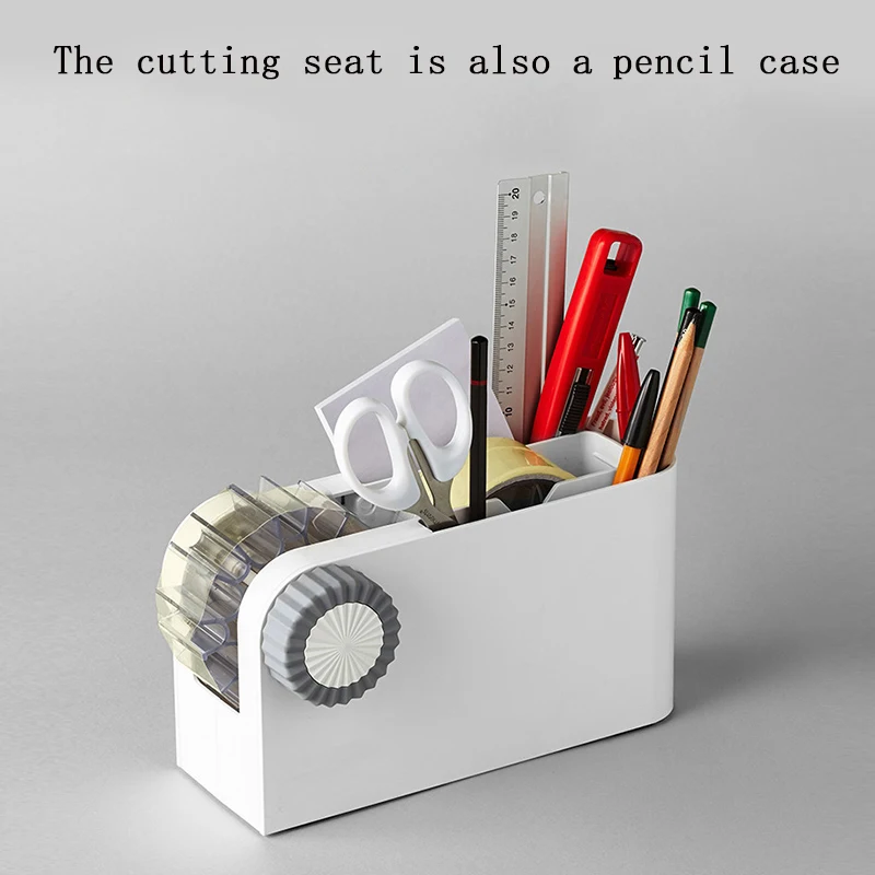 Multi-function Transparent Tape Cutter Office Cutting Machine Pencil Case Can Cut The Tape Into 3.8CM Length
Multi-function Transparent Tape Cutter Office Cutting Machine Pencil Case Can Cut The Tape Into 3.8CM Length