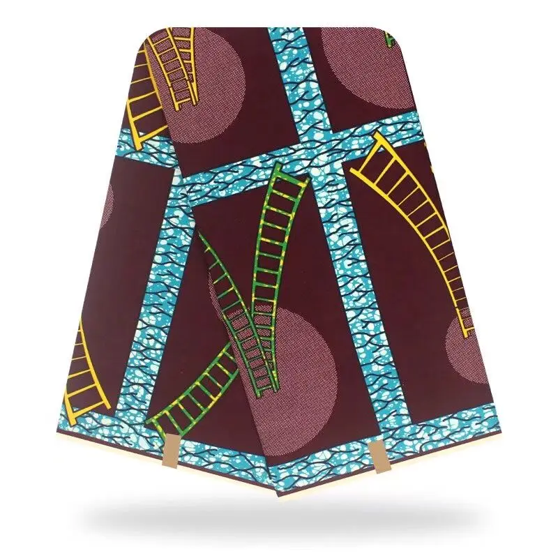 High Quality African Wax Print Fabric Real Cotton Wax Fabrics Dress Material 6Yards Veritable Ankara Wax Fabric For Sewing
High Quality African Wax Print Fabric Real Cotton Wax Fabrics Dress Material 6Yards Veritable Ankara Wax Fabric For Sewing