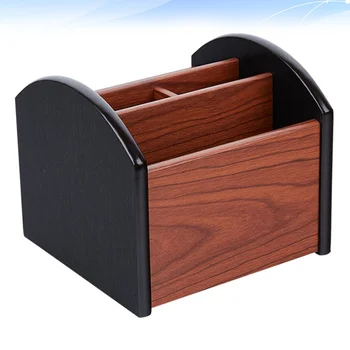 Wooden Desktop Remote Control Storage Box Multifunction Pen Container Desk Sundries Organizer for Office
Wooden Desktop Remote Control Storage Box Multifunction Pen Container Desk Sundries Organizer for Office