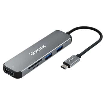 Unnlink Usb Hub C for HDMI Usb3.0 Sd Tf Card Reader 3 Dock Adapter for Pro S8 S9 S10 Dex P20 P30 Mate 20
Unnlink Usb Hub C for HDMI Usb3.0 Sd Tf Card Reader 3 Dock Adapter for Pro S8 S9 S10 Dex P20 P30 Mate 20