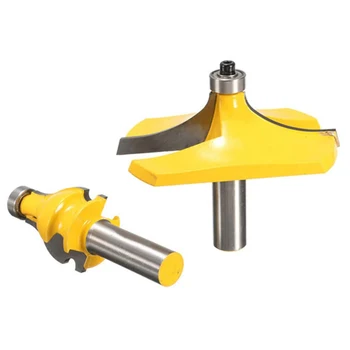 2pcs 1/2 Inch Shank Handrail Router Bit For Solid Wood Mdf Particle Board Standard/flute Woodworking Line Cutter Carbide Steel
2pcs 1/2 Inch Shank Handrail Router Bit For Solid Wood Mdf Particle Board Standard/flute Woodworking Line Cutter Carbide Steel