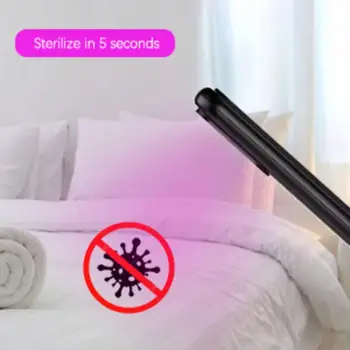 UVC Germicidal Lamp Handheld Portable Rechargeable Ultraviolet Disinfection Lamp Sterilizer For Hotel Household Wardrobe Toilet
UVC Germicidal Lamp Handheld Portable Rechargeable Ultraviolet Disinfection Lamp Sterilizer For Hotel Household Wardrobe Toilet