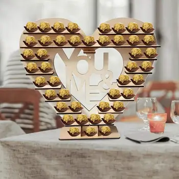 Wood Color Wooden Plywood Cookies Chocolate Frame Chocolate Display Stand Environmental Economic Decoration Desktop
Wood Color Wooden Plywood Cookies Chocolate Frame Chocolate Display Stand Environmental Economic Decoration Desktop